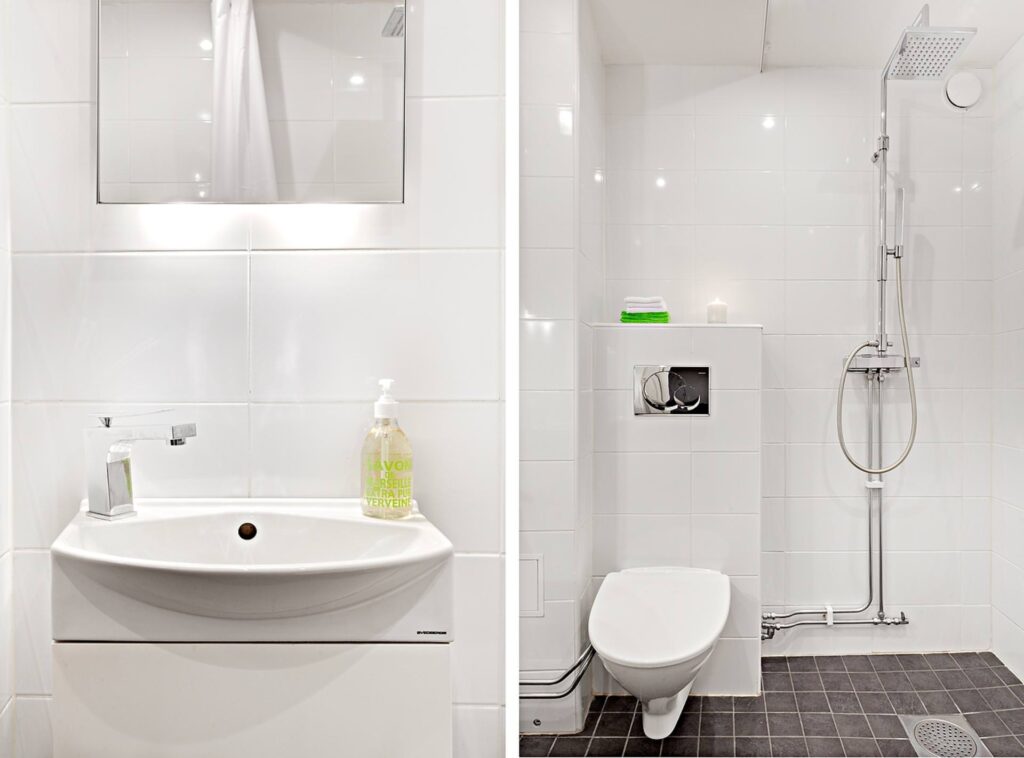 Elinstallation av badrumsfläkt & handdukstork till kontorsbyggnad. Järfälla, Veddesta