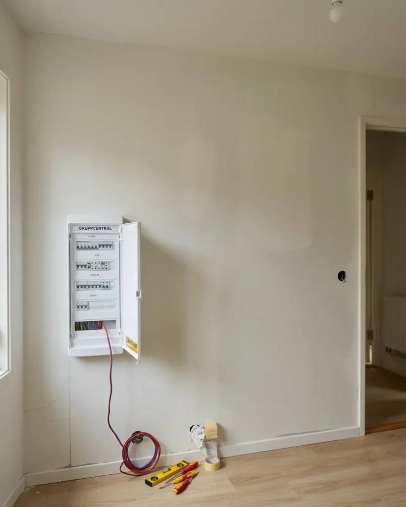 elrenovering och byte av gruppcentral i villa i traneberg