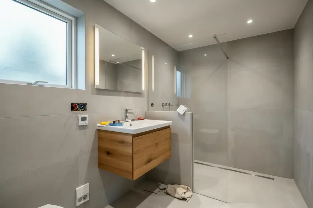 checklista els kra badrummet vid renovering r tt zoner belysning och placering av uttag
